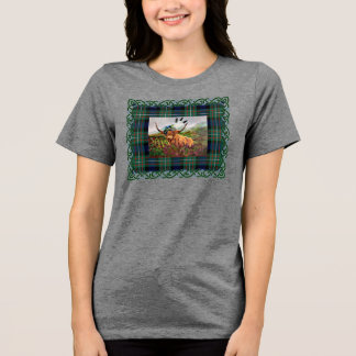 Triblenda Camiseta de vaca escocesa en brezo
