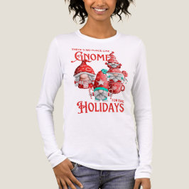 Triblenda Camiseta de vacaciones No hay lugar como Gnome