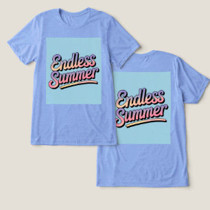 Triblenda Camiseta de verano interminable para hombres