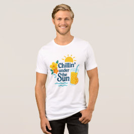 Triblenda Camiseta de verano para la playa - Relax bajo el s