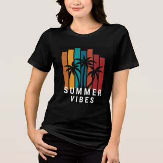 Triblenda Camiseta de verano para mujeres