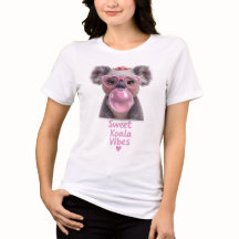 Camiseta de Vibraciones de Koala Dulce