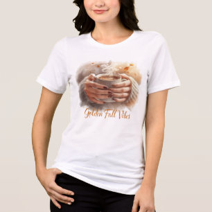 Triblenda Camiseta de Vibraciones Doradas de Otoño – Sudader