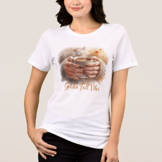 Triblenda Camiseta de Vibraciones Doradas de Otoño – Sudader
