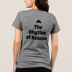 Triblenda Camiseta de Vivir con Intención El Ritmo de la Det