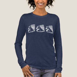Triblenda Camiseta de yate de barco de vela de carreras
