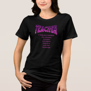 Triblenda Camiseta dedicada al profesor: Inspirando el futur
