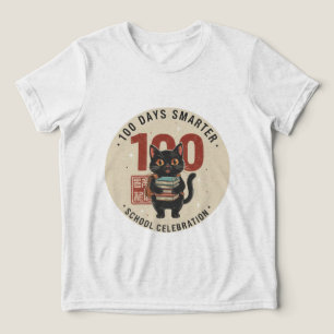 Triblenda Camiseta del 100º día de colegio 100 Días Más Inte