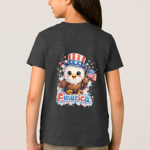Triblenda Camiseta del 4 de Julio para Niños Pequeños Cute K
