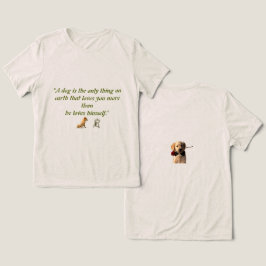 Triblenda Camiseta del Amor de Perro