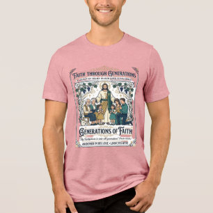 Triblenda Camiseta del árbol genealógico de Jesús Diseño bas