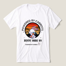 Triblenda Camiseta del atardecer retro de conejo lindo abraz