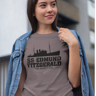 Triblenda Camiseta del barco de los Grandes Lagos, regalo de
