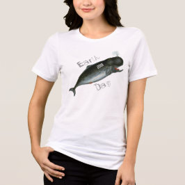 Triblenda Camiseta del Día de la Tierra de Ballenas