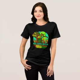 Triblenda Camiseta del Día de la Tierra del Elefante Salva l