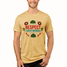 Camiseta del Día del Trabajador Respetado