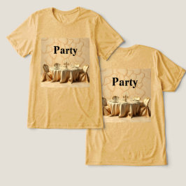Triblenda Camiseta del Fiesta de diseño de Fiesta de oro