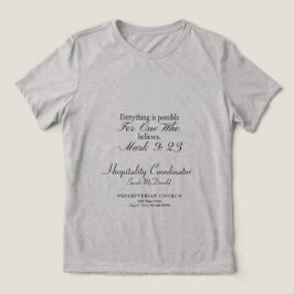 Triblenda Camiseta del grupo cristiano personalizable