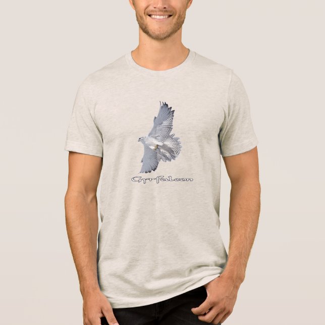 Triblenda Camiseta del halcón gerifalte (Anverso)