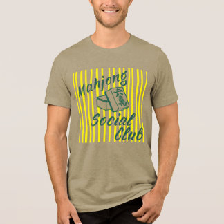 Triblenda Camiseta del Juego Retro del Club Social de Mahjon