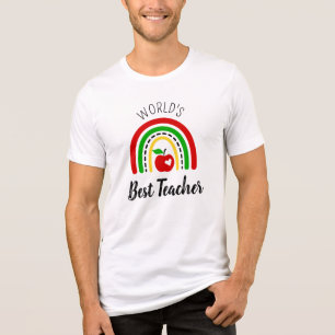 Triblenda Camiseta del Mejor Profesor del Mundo