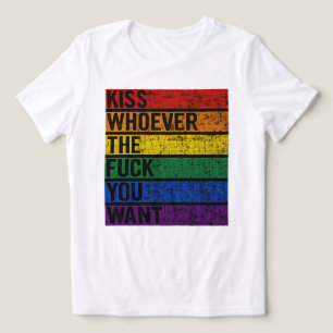 Triblenda Camiseta del Mes del Orgullo Gay Lesbiana LGBTQ Be