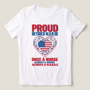 Triblenda Camiseta del Orgullo de Enfermera Jubilada