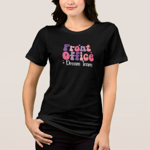 Triblenda Camiseta del personal colorido de Front Office Dre