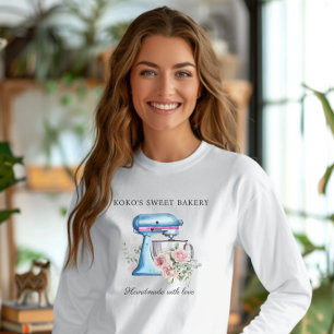 Triblenda Camiseta del personal de panadería de la Mezclador