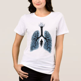 Triblenda Camiseta del Proyecto Paranormal Felices Pulmones