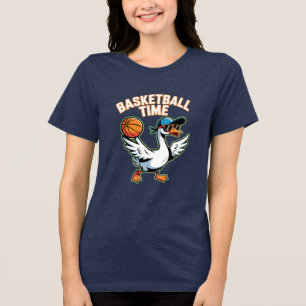 Triblenda Camiseta Deportiva de Baloncesto Tiempo Ganso Tont
