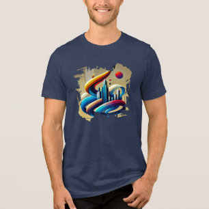 Triblenda Camiseta digital - Graffiti urbano