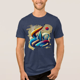 Triblenda Camiseta digital - Graffiti urbano
