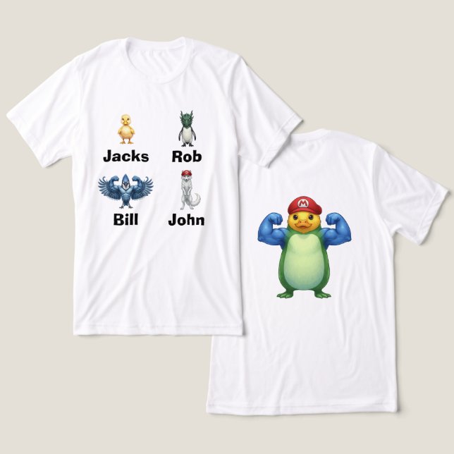 Triblenda Camiseta divertida (Diseño Anverso y Reverso)