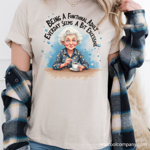 Triblenda Camiseta Divertida de Abuela - Nana Funcional