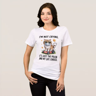 Triblenda Camiseta Divertida de Alergia a Gatos No Estoy Llo