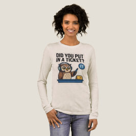 Triblenda Camiseta divertida de apoyo de TI de búho de manga