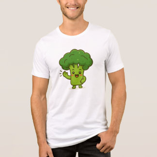 Triblenda Camiseta divertida de brócoli Kawaii – Ropa divert