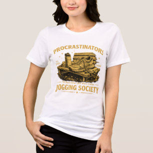 Triblenda Camiseta Divertida de Correr Sociedad de Trotadore