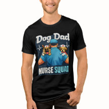 Camiseta Divertida de Enfermero Papá de Perro