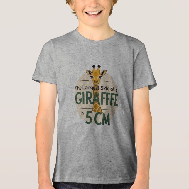 Triblenda Camiseta divertida de Giraffe (Anverso)
