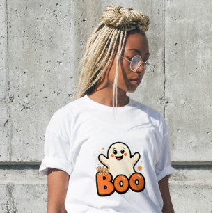 Triblenda Camiseta divertida de Halloween para mujeres Hey B