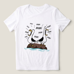Triblenda Camiseta Divertida de Hermano Hermana Gaviota