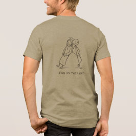 Triblenda Camiseta divertida de Jesús con figura de palo que