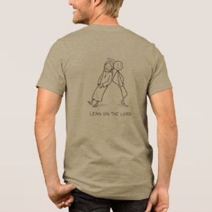 Triblenda Camiseta divertida de Jesús con figura de palo que