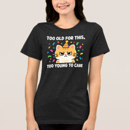 Triblenda Camiseta divertida de la fiesta de cumpleaños