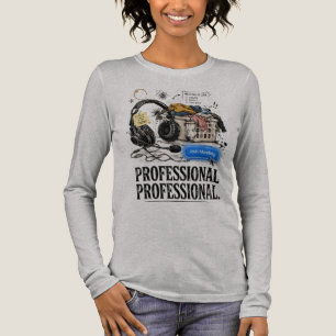Triblenda Camiseta divertida de manga larga para reuniones p