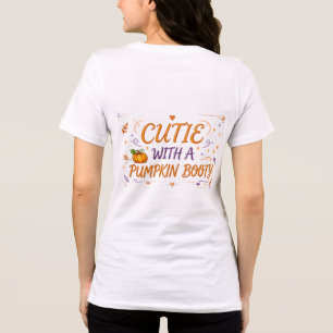 Triblenda Camiseta Divertida De Otoño Con Un Culo De Calabaz