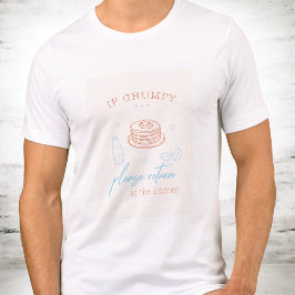 Triblenda Camiseta divertida de panqueques para desayuno gru