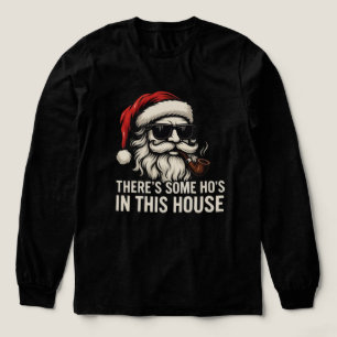 Triblenda Camiseta divertida de Papá Noel fumando pipa